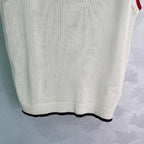 Contrast-Trim Knit Vest - View 7