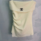 Knit Cardigan And Skirt Three-Piece Set - Ivory - View 8
