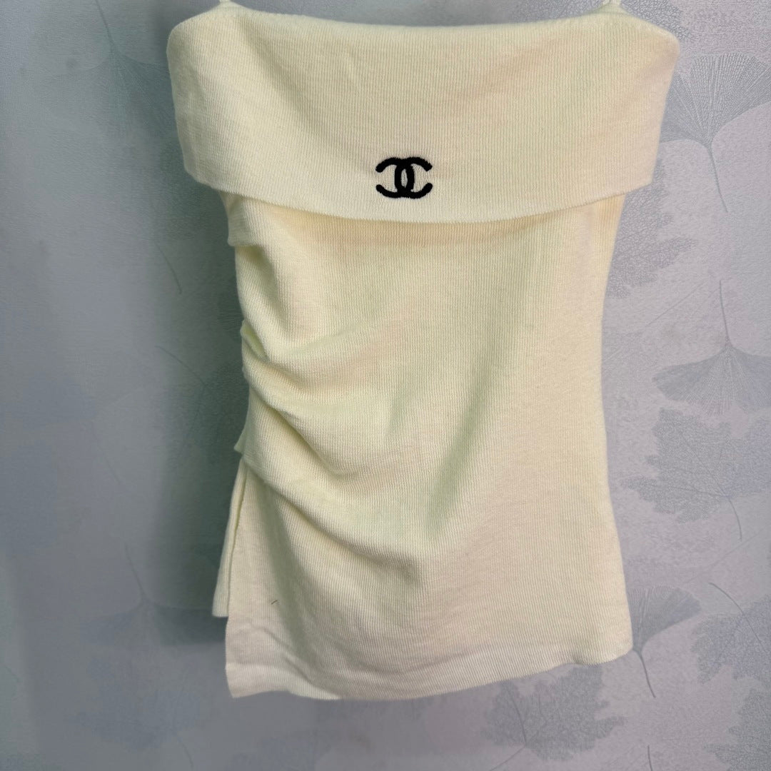 Knit Cardigan And Skirt Three-Piece Set - Ivory - View 8
