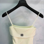 Knit Cardigan And Skirt Three-Piece Set - Ivory - View 7