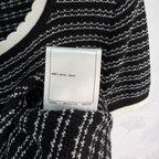 Contrast-Trim Knit Cardigan - View 8