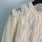 Cable-Knit Zip Cardigan - View 4