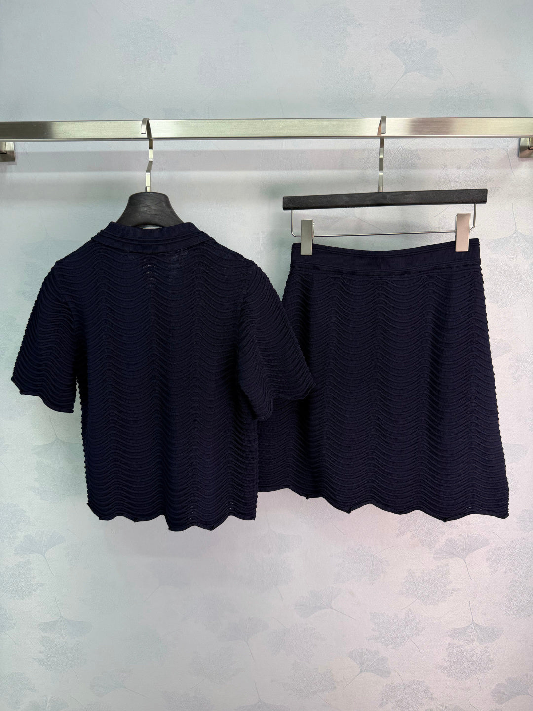 Knit Polo And Shorts Set - View 9