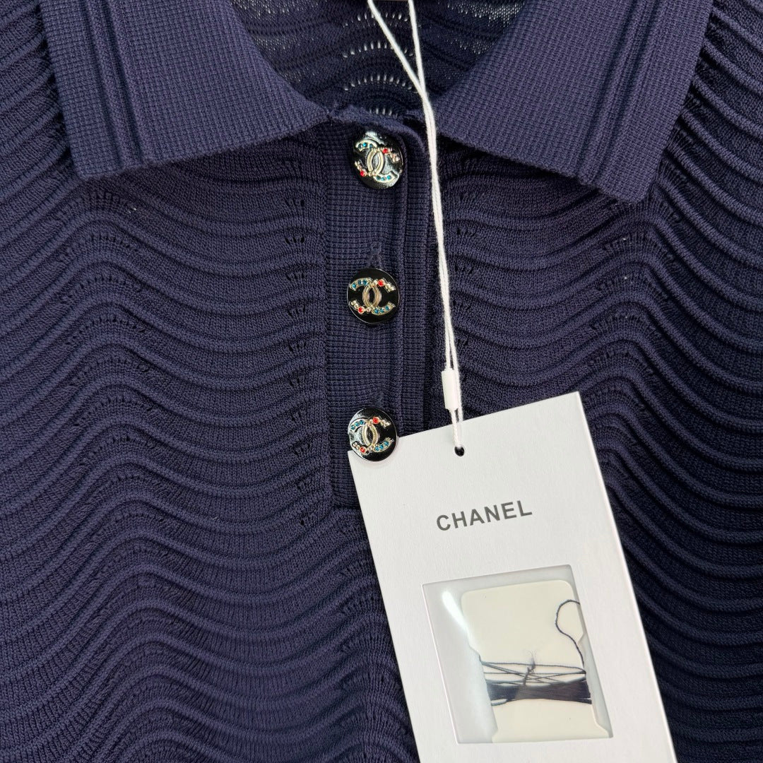 Knit Polo And Shorts Set - View 4