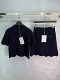 Knit Polo And Shorts Set - View 1
