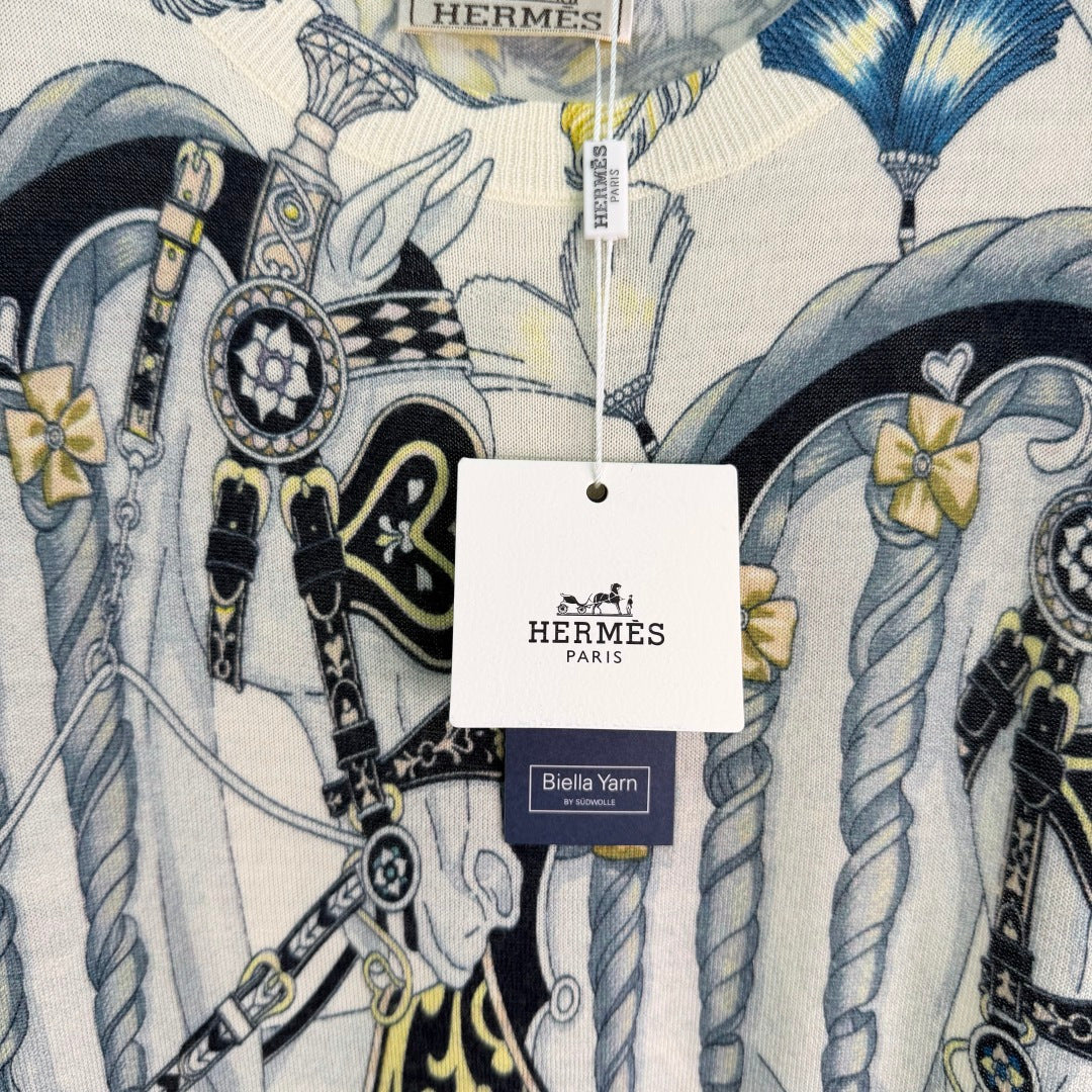 Baroque Print Silk Blouse - View 5