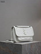 Niki Medium Patent Leather Shoulder Bag