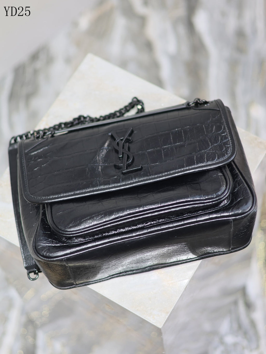 Niki Crocodile Leather Bag