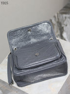 Niki Medium Patent Leather Shoulder Bag