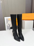 Knit Over-the-Knee Long Boots
