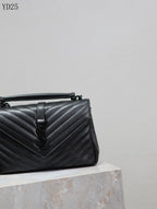 Quilted Leather Collage Bag