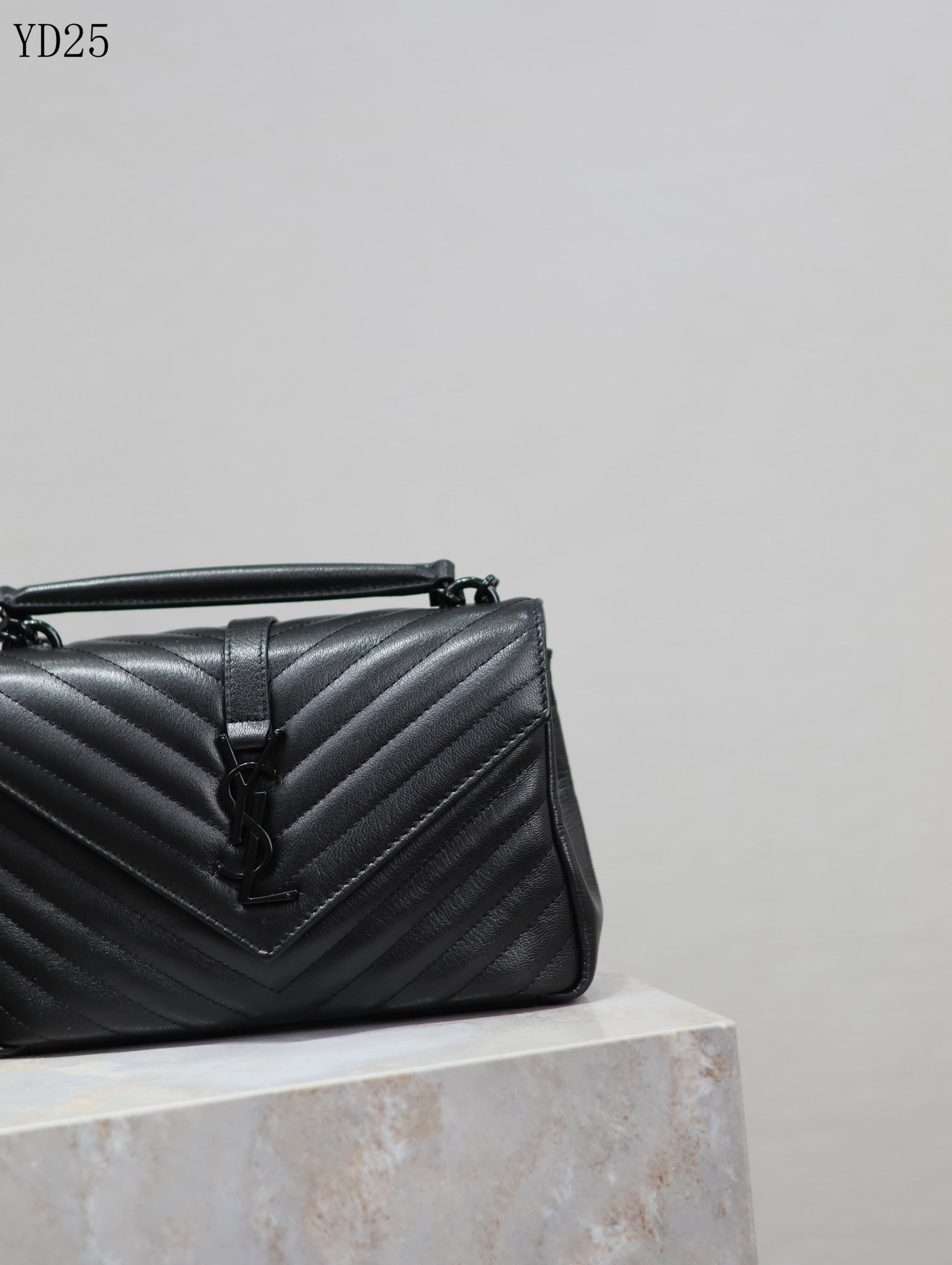 Quilted Leather Collage Bag