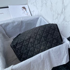 25 Medium Quilted Denim Bag