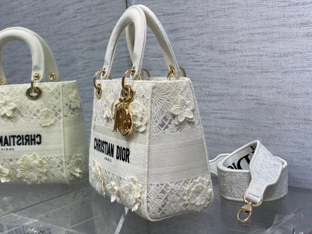 Embroidered Canvas Tote Bag