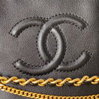 Quilted Dual-Pocket Crossbody Bag