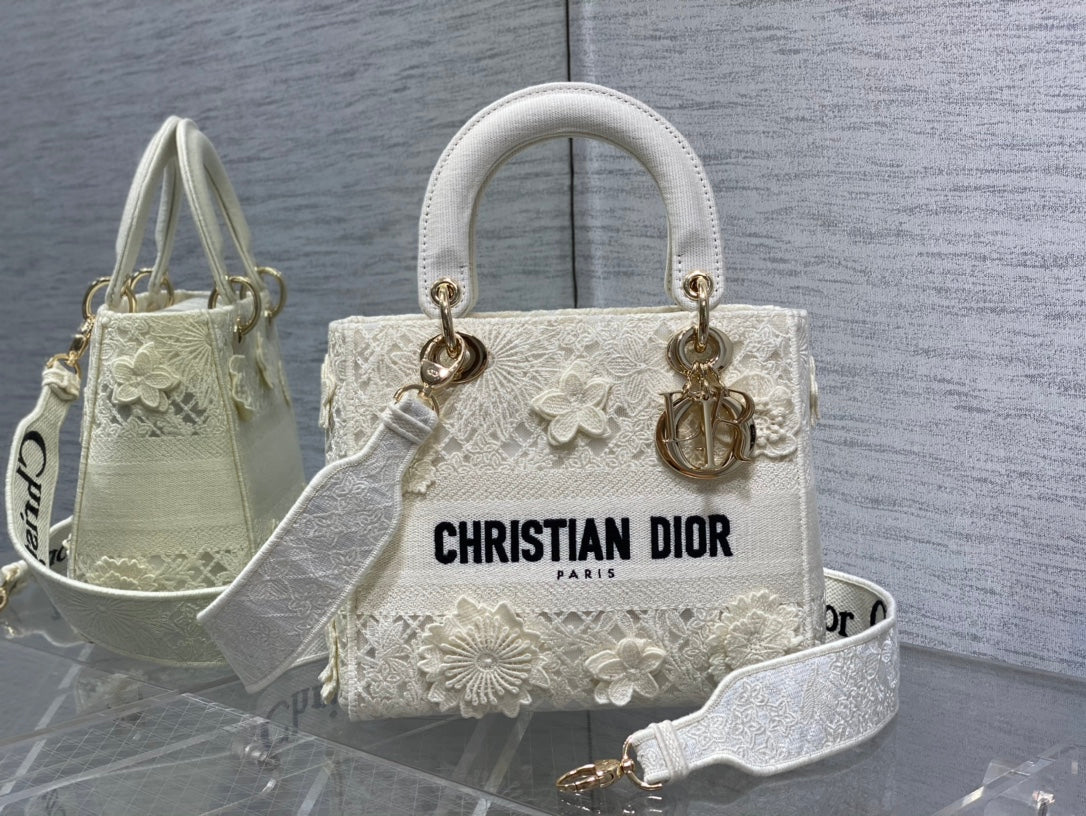 Embroidered Canvas Tote Bag