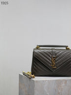 Quilted Leather Collage Bag