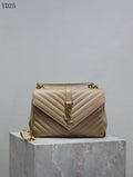Quilted Leather Collage Bag
