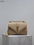 Quilted Leather Collage Bag