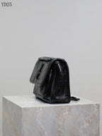 Niki Medium Patent Leather Shoulder Bag