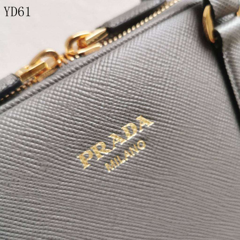 Saffiano Leather Top Handle Bag