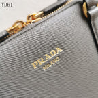 Saffiano Leather Top Handle Bag
