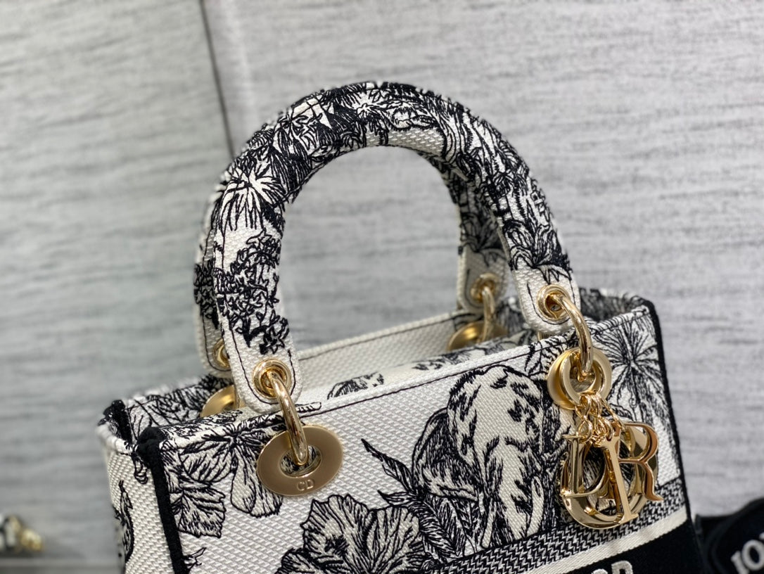 Embroidered Canvas Tote Bag