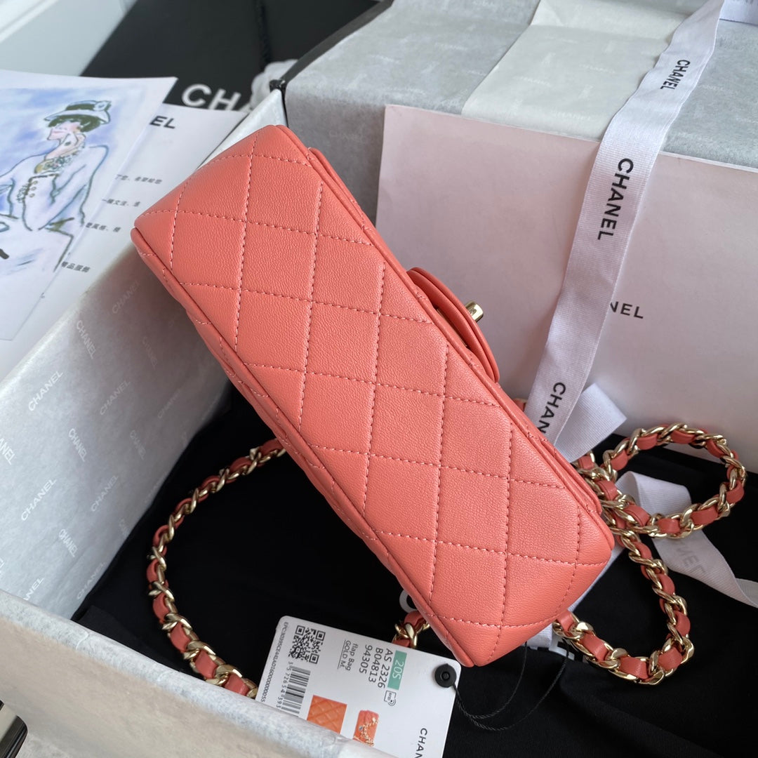 Quilted Coco Charm Flap Bag