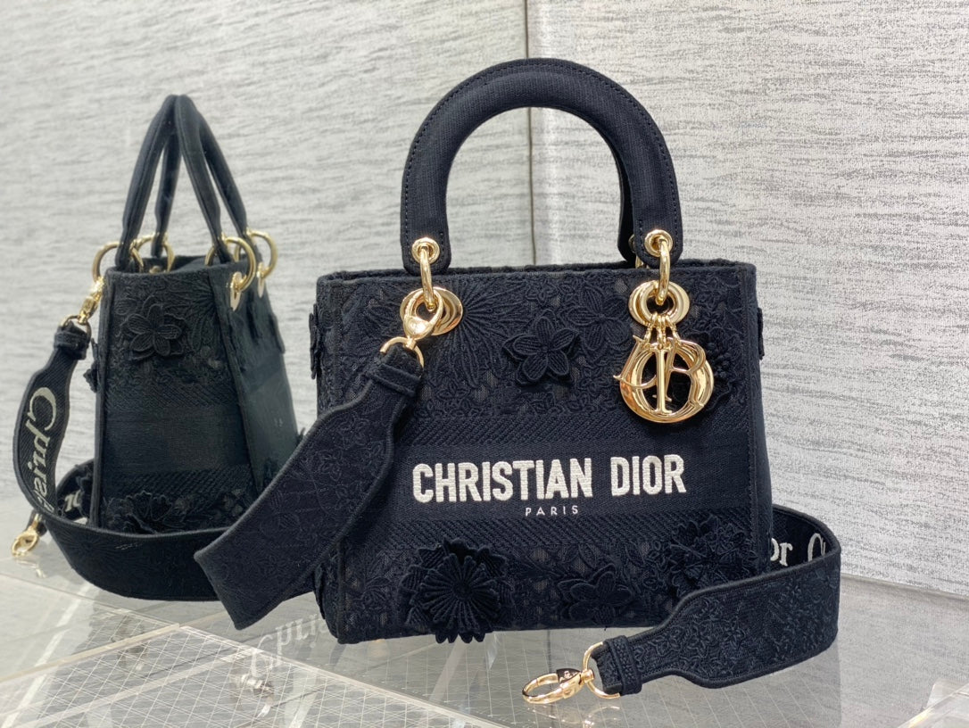 Embroidered Canvas Tote Bag