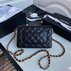 Quilted Coco Charm On Chain Flap Bag