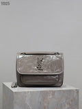 Niki Medium Patent Leather Shoulder Bag