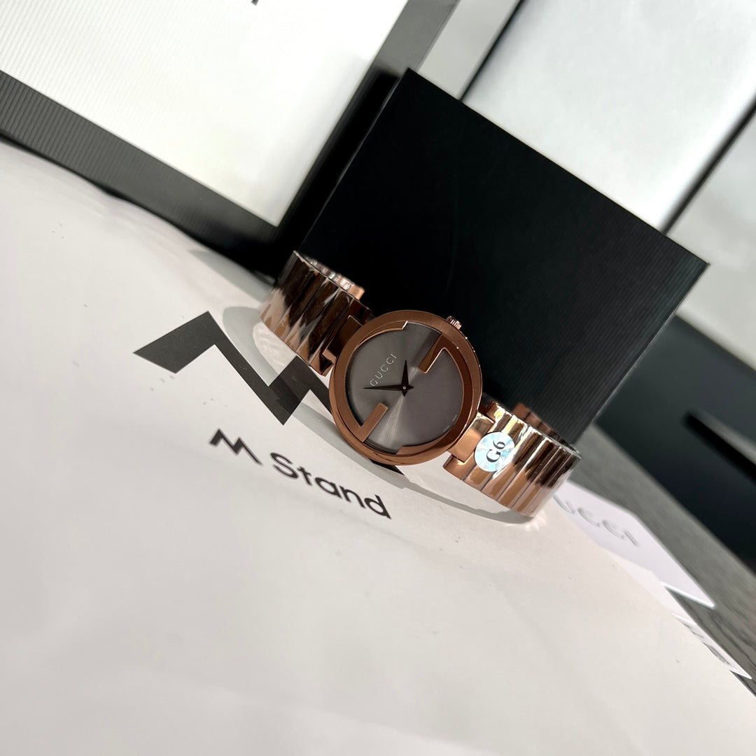 G-Timeless Signature Stainless Steel Women's Watch – Rose Gold