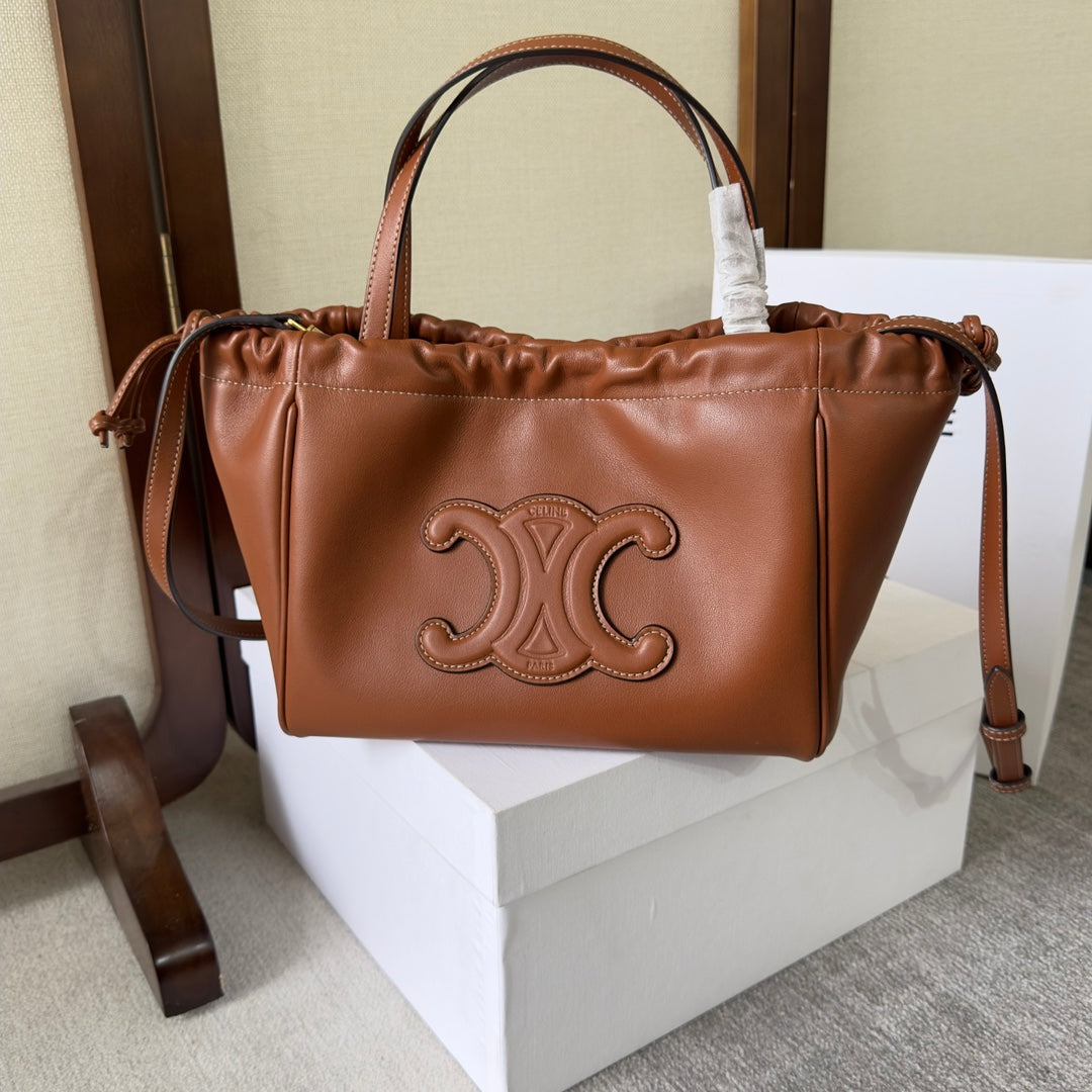 Small Cabas Drawstring Tote Bag