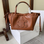 Small Cabas Canvas Drawstring Tote Bag