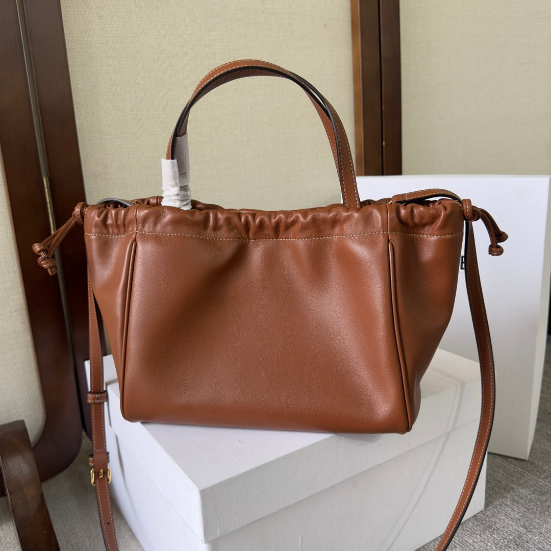 Small Cabas Canvas Drawstring Tote Bag