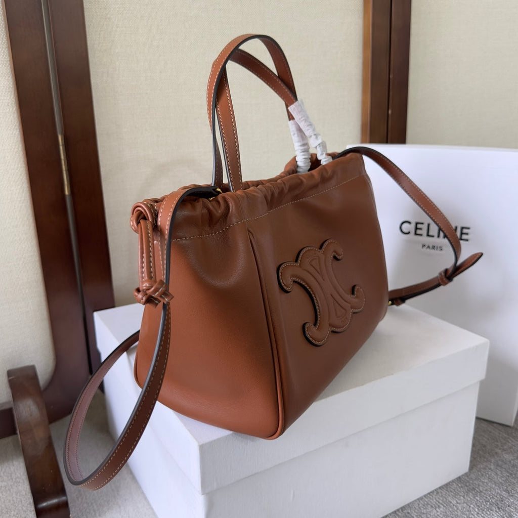 Small Cabas Drawstring Tote Bag