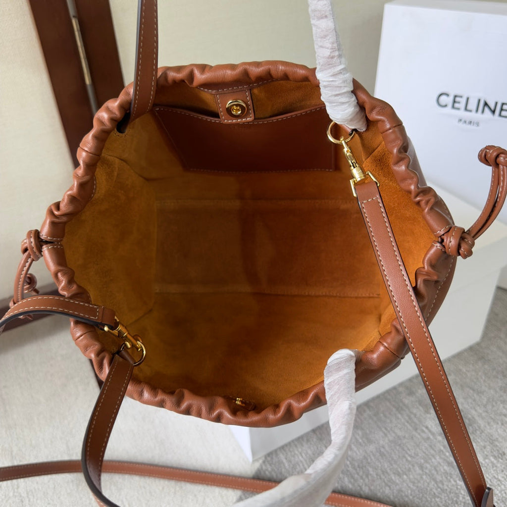 Small Cabas Canvas Drawstring Tote Bag