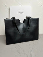 Cabas 16 Structured Cowhide Leather Tote Bag