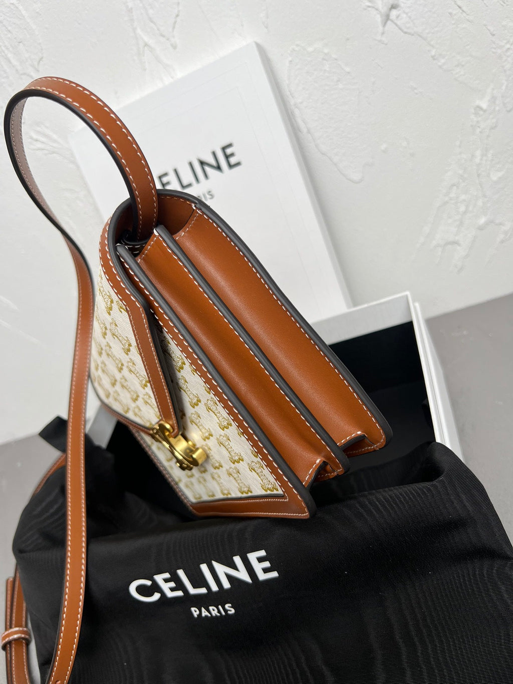 Triomphe Canvas Large Wallet on Chain
