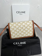 Triomphe Canvas Large Wallet on Chain