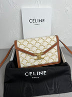 Triomphe Canvas Large Wallet on Chain