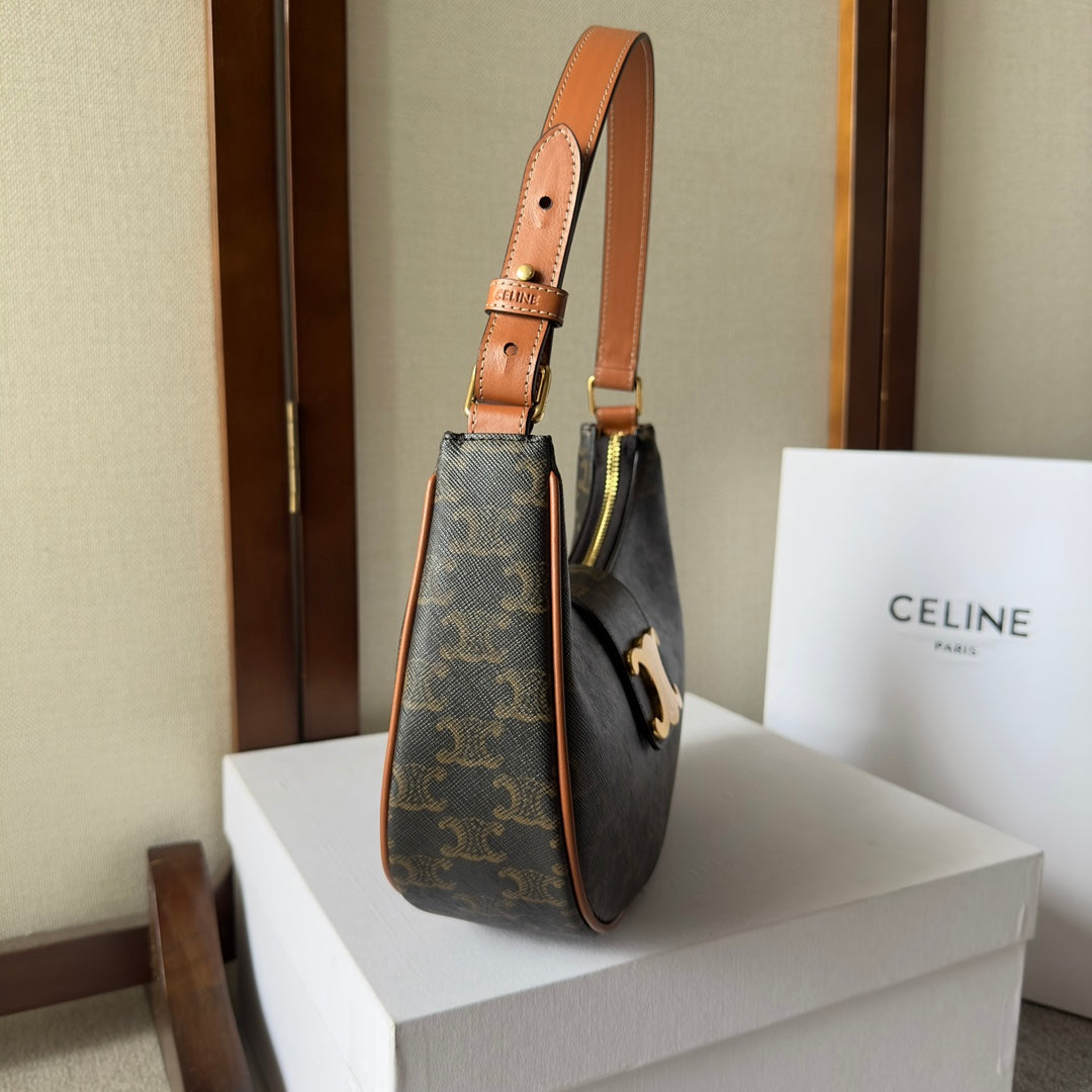 Ava Triomphe Canvas Underarm Bag