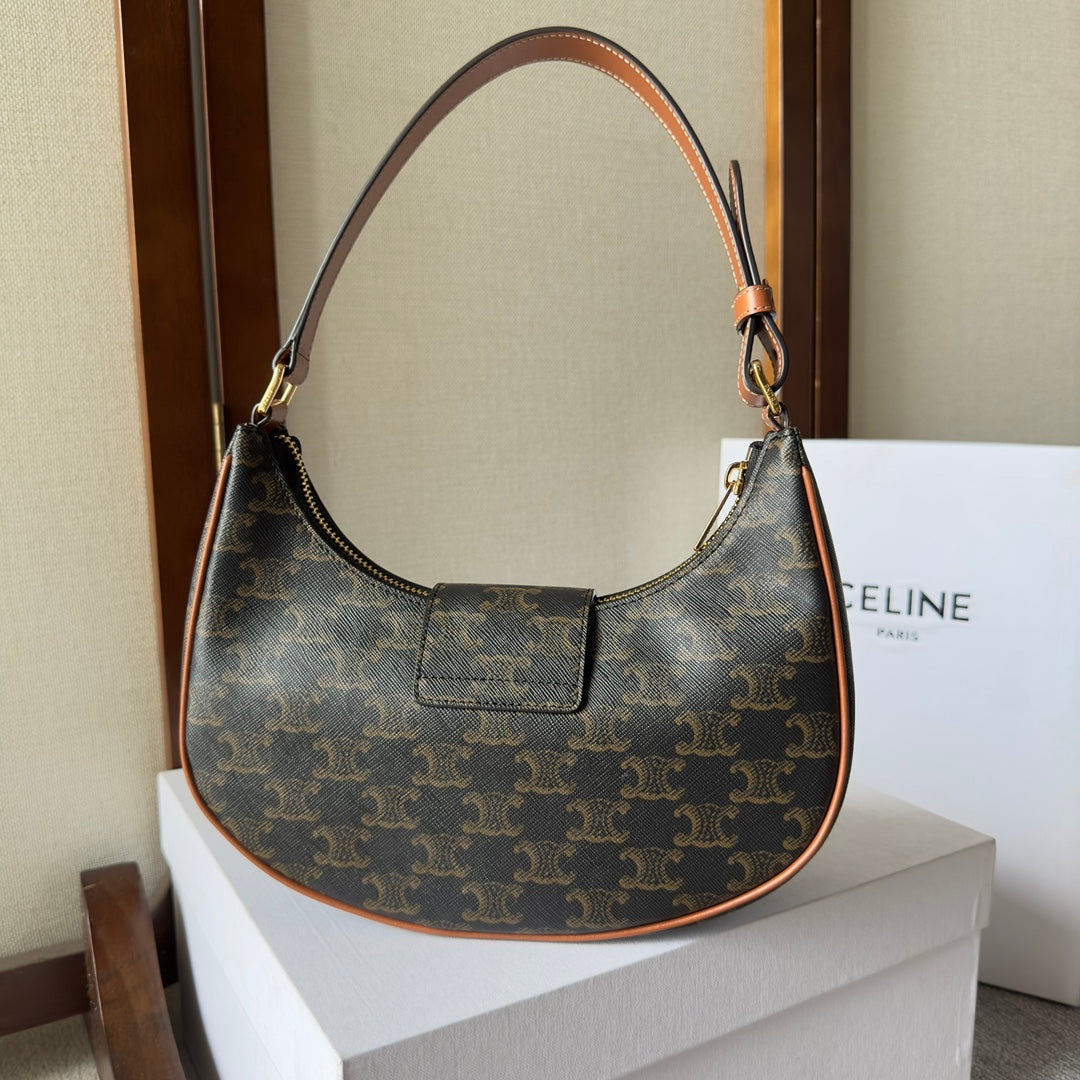 Ava Triomphe Canvas Underarm Bag