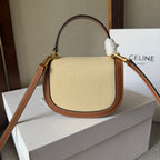 Mini Besace Arc de Triomphe Canvas & Leather Bag