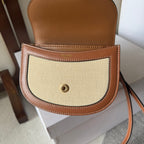 Mini Besace Arc de Triomphe Canvas & Leather Bag
