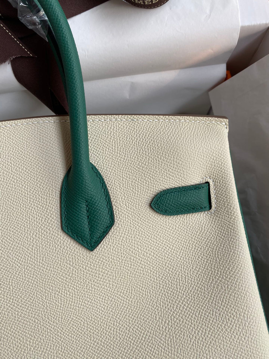 Birkin 30 Two-Tone Epsom Leather Bag