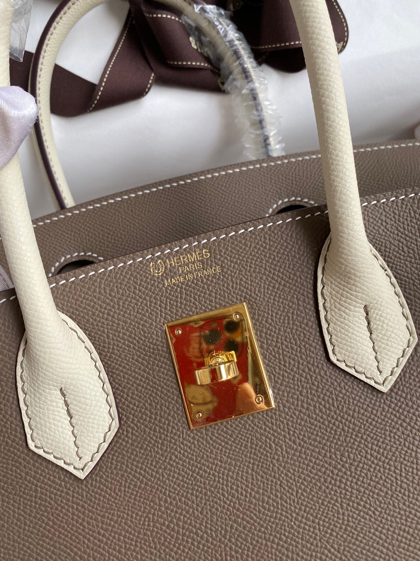 Birkin 30 Two-Tone Epsom Leather Bag