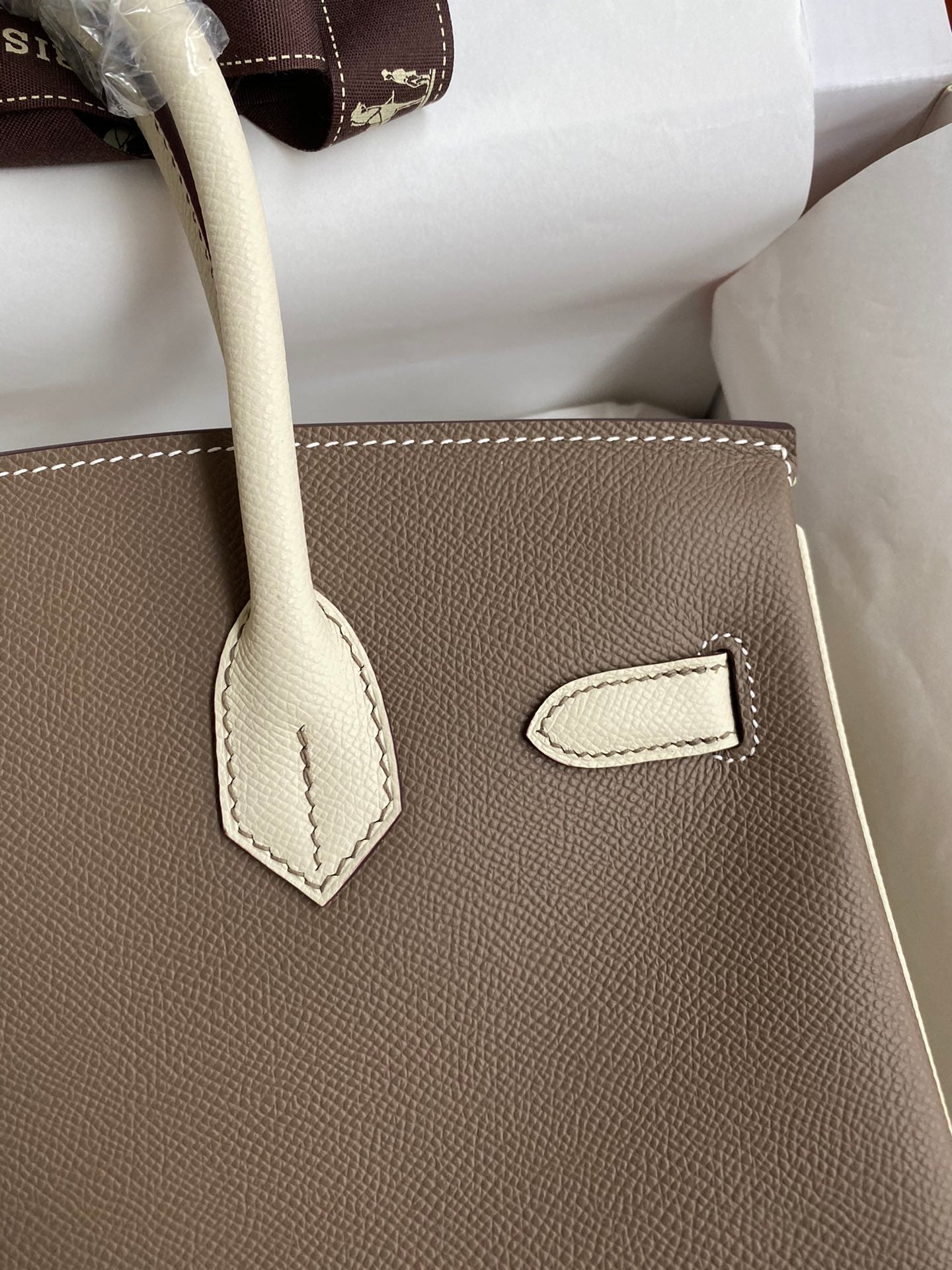 Birkin 30 Two-Tone Epsom Leather Bag