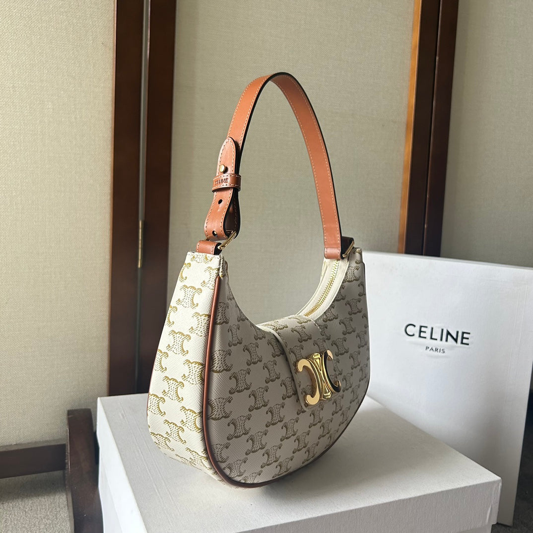 Ava Triomphe Canvas Underarm Bag