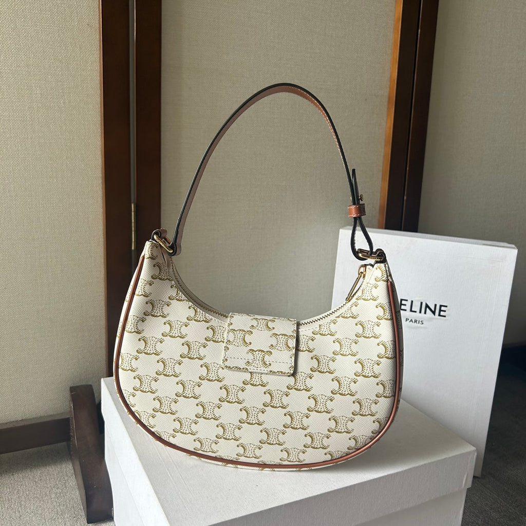 Ava Triomphe Canvas Underarm Bag